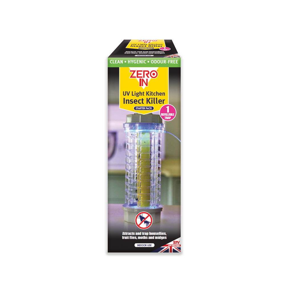 Zero In UV Light Kitchen Insect Killer, Poison-Free Fly Control